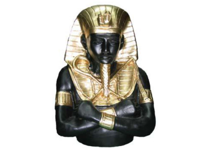 Figur Ägyptische Pharao Statuen Figuren Dekoration Kunststoff 34cm Ägypten Neu