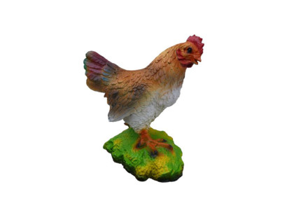 Huhn 32cm Figur Statue Garten Skulptur Deko Skulpturen Dekoration
