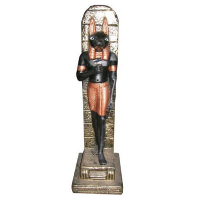 Ägyptische Figur Anubis Kunststoff god of death Dekoration Statuen Figuren 33cm