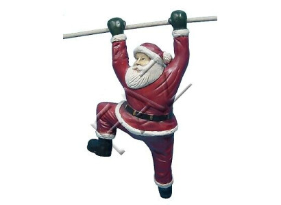 Design Weihnachtsmann Hängend Garten Statue Skulptur Figuren Skulpturen Deko Neu