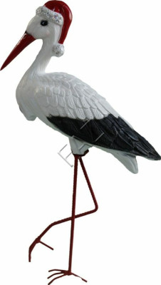 Design Storch Figur Garten Statue Skulptur Figuren Skulpturen Dekoration Deko