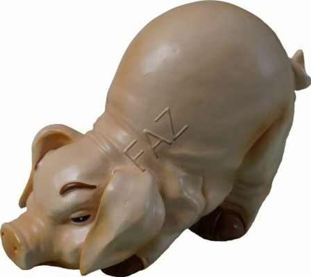 Design Schwein Figur Garten Statue Skulptur Figuren Skulpturen Dekoration c672