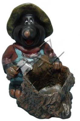 Maulwurf Figur Garten Statue Skulptur Figuren Skulpturen Dekoration Neu
