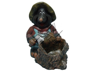 Maulwurf Figur Garten Statue Skulptur Figuren Skulpturen Dekoration Neu