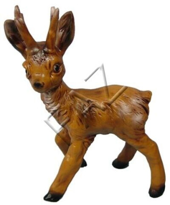 Statuen Hirsch Figur Garten Statue Skulptur Figuren Skulpturen Dekoration 40cm