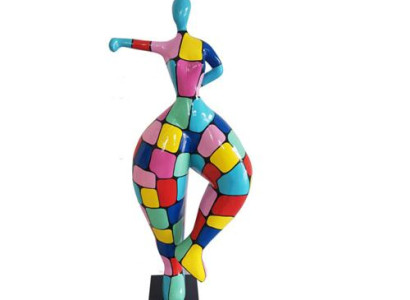 Abstrakte Figur Statue Ballerina Statuen Garten Dekoration Moderne Figuren 132cm