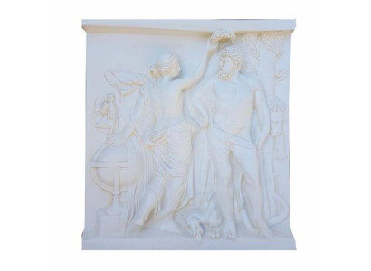 Antik Stil Relief Gemälde Deko Figur Statue 94x100 cm Figuren Statuen Skulpturen