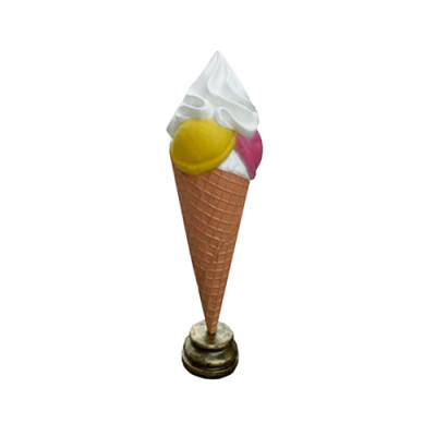 Ice Cream Eisdiele Wand Dekoration Figuren Gastronomie Aufsteller 130cm Neu