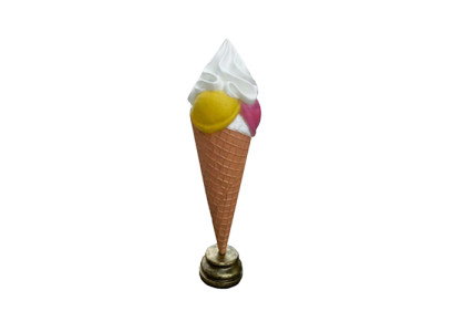 Ice Cream Eisdiele Wand Dekoration Figuren Gastronomie Aufsteller 130cm Neu