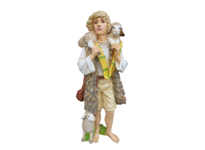 Deko Figur Statue Skulptur 80 cm Figuren Statuen Skulpturen Garten Hirte P96