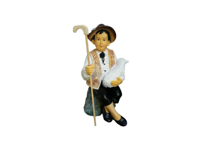 Deko Figur Statue Skulptur 80 cm Figuren Statuen Skulpturen Junge Hirte Neu P123