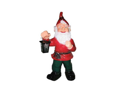 Garten Zwerg 100cm Garten Dekoration Figuren Statuen Figur Hand