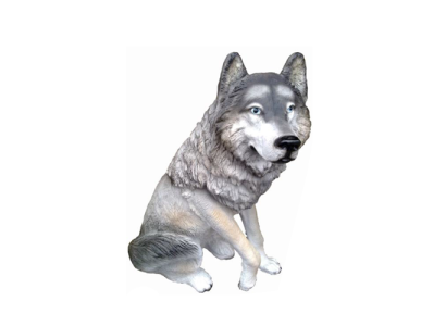 Wolf Garten figur Tier figuren statuen Dekoration Deko neu 60cm statue Skuptur