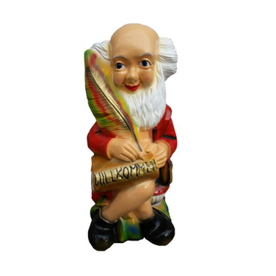 Garten Zwerg 71cm Garten Dekoration Figuren Statuen Figur Hand bemalt Neu