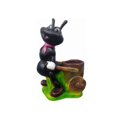 Garten Ameise Garten Dekoration Figuren Statuen Figur Hand bemalt Neu 48 cm