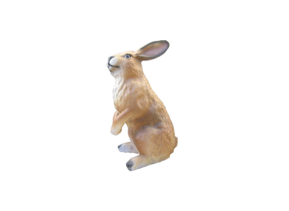 Hase Dekorative Statue Garten Figuren Statuen 37cm Lebensgroß Figur Plastik Neu