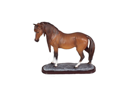 Pferd figur abstrakte figuren statuen moderne bunt bemalt neu 38cm statue
