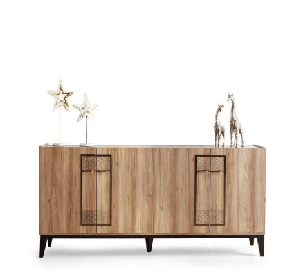 Anrichte Sideboard Schrank Holzschrank Holz Braun Wohnzimmer