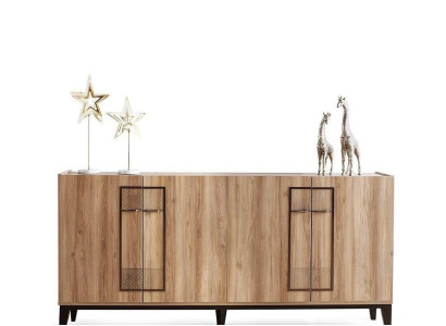 Anrichte Sideboard Schrank Holzschrank Holz Braun Wohnzimmer