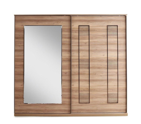 Komplette Schlafzimmer Doppelbett Nachttische Braun Bett 4tlg Schrank