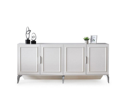Anrichte Sideboard Schrank Holzschrank Holz Weiß Kommode Modern