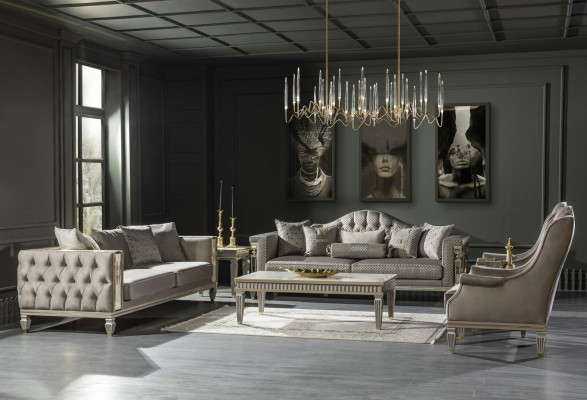 Beistelltisch Weiß Couchtisch Tisch Wohnzimmer Möbel Metall Tische Modern