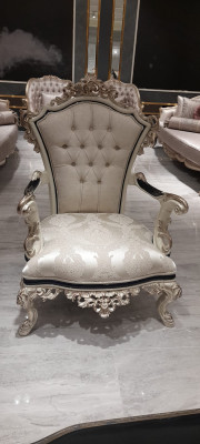 Chesterfield Sofagarnitur Set 3+1 Luxus 2tlg. Stoff Sofa Wohnzimmer