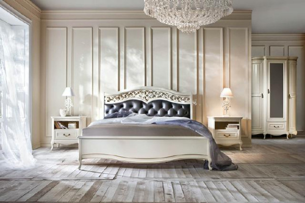 Italienische Stil Schlafzimmer Komplett Möbel Bett Nachttisch Schrank Kommode 2