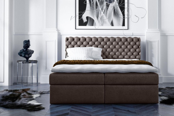 Chesterfield Boxspringbett Doppelbett Ehebett Bett Polsterbett Betten 200x200cm