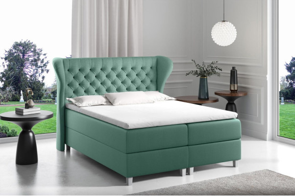 Bett Chesterfield boxspring möbel betten king size samt hotel neu schlafzimmer
