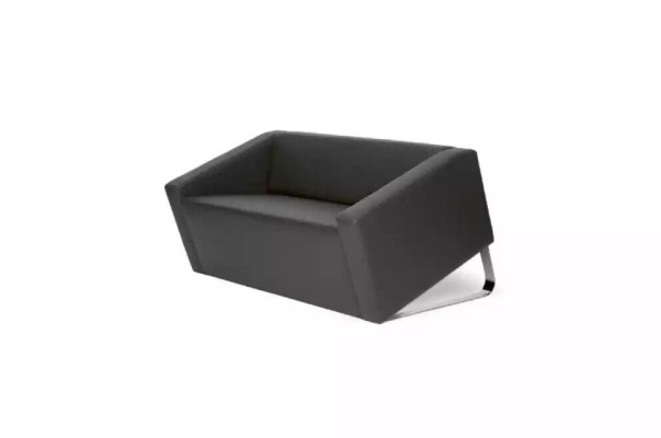 Moderner Zweisitzer Ledersofas Polstercouchen Arbeitszimmermöbel