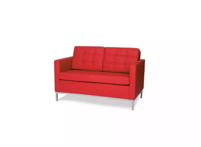 Wartezimmer Möbel Zweisitzer Rote Couch Polster Möbel Büro Einrichtung