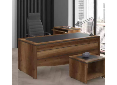 Arbeitszimmer Schreibtisch Holz Bürotisch Büro Möbel Chefschreibtisch