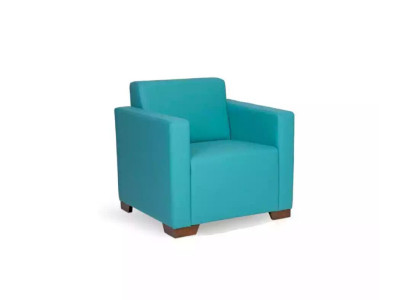 Sessel Arbeitszimmer Blau Sitz Büro Möbel Polstersessel Neu Textil