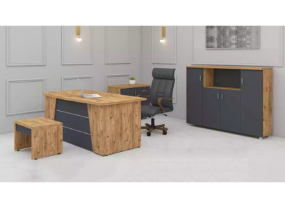 Modernes Komplettes Set Büromöbel Arbeitszimmermöbel Luxus 4tlg Set