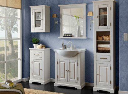 Badezimmer Waschbecken Badmöbel Set Badmöbelset 5tlg. Zimmer
