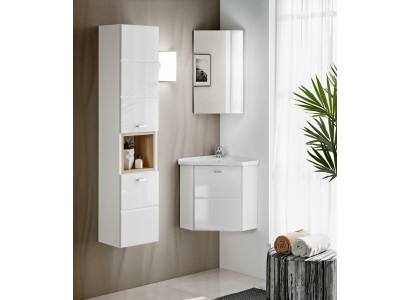 3-tlg. Waschplatz Badmöbel Badezimmer Dekor Set Waschtisch Waschbecken