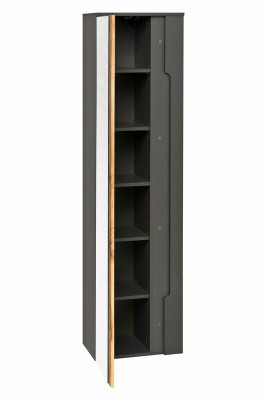 Design Badezimmer Möbel Bad 6 tlg. Set Garnitur Schrank Waschbecken Beleuchtung