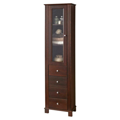 Hochwertiger Badezimmer Schrank Hochschrank Dekorative Holz Badmöbel Luxus