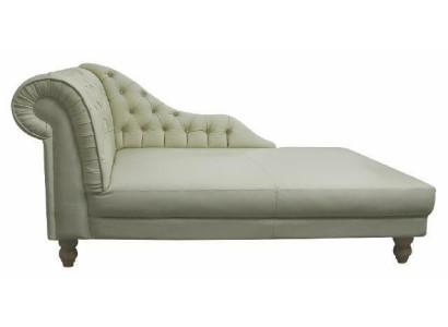 NAPOLEON Chesterfield Chaiselounge Liege Couch Sofa Ledersofa Textil