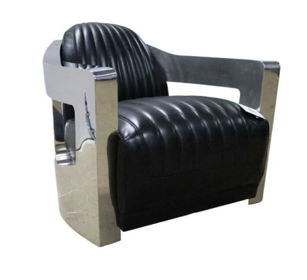 Ledersessel Sessel Aviator Clubsessel Art Deco Cocktailsessel Fernsehsessel neu