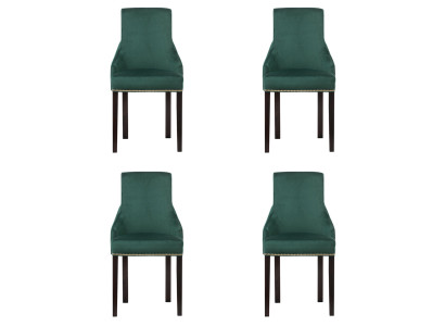 4x Design Polster Sitz Stühle Stuhl Seht Garnitur Sessel Lounge Club Set