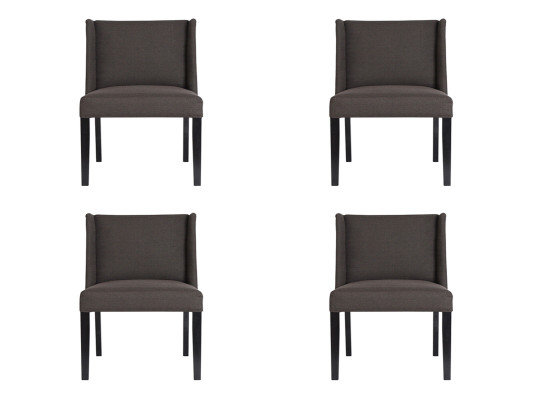 4x Stühle Stuhl Polster Design Lounge Club Sitz Lehn Garnitur Sessel Neu