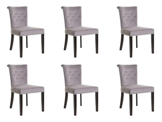 6x Design Polster Sitz Stühle Stuhl Seht Garnitur Sessel Lounge Club Lehnstuhl