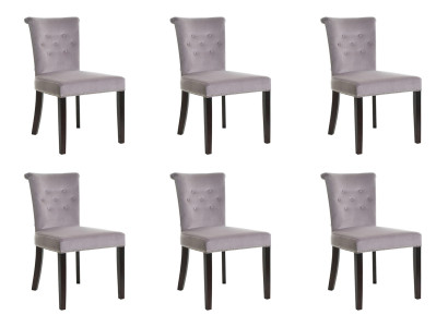 6x Design Polster Sitz Stühle Stuhl Seht Garnitur Sessel Lounge Club Lehnstuhl