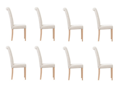 8x Design Polster Sitz Stühle Stuhl Seht Garnitur Sessel Lounge Club Set