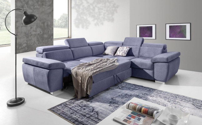 XXL Polster Wohnlandschaft Sofa Eck Sitz Polster Schlaf Garnitur Couchen Sofas