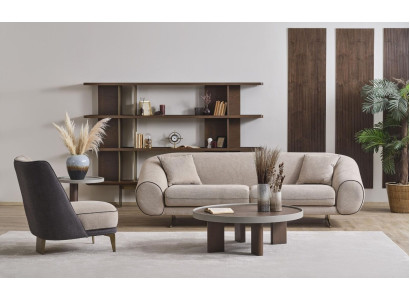 Wohnzimmer Möbel Designer 3+1 Sitzer Luxus Sessel Couchtisch Beistelltisch