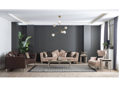  Wohnzimmer Sofagarnitur 541Sitzer Couchtisch 2х Beistelltisch neu Luxus