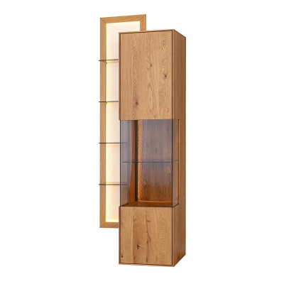 Designer Esszimmer Anrichte Brauner Holz Schrank Wohmzimmer Vitrine Neu 